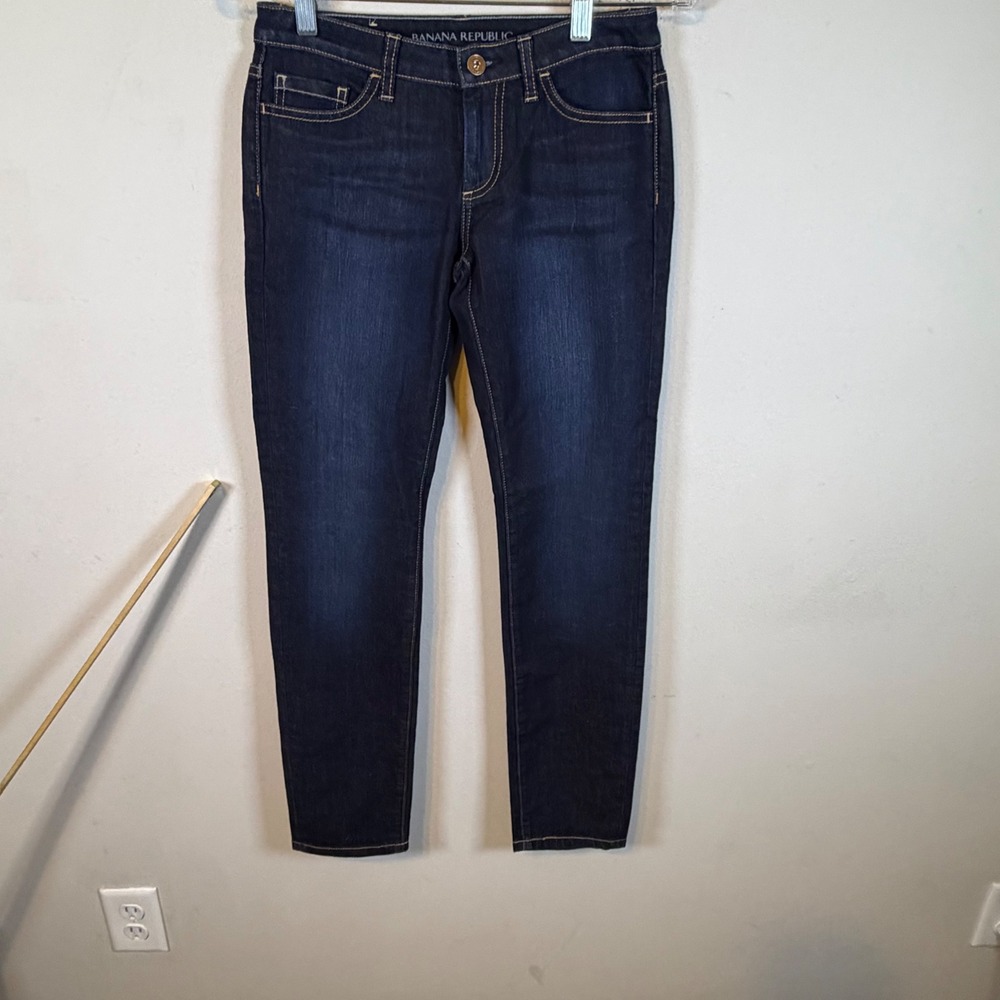 Banana Republic Womens Ultimate Skinny Jeans Dark Wash 25